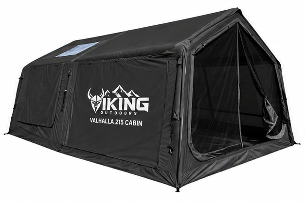 Valhalla 215 Cabin — Black Knight branded color preview