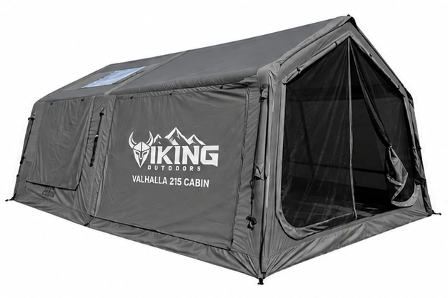 Valhalla 215 Cabin — Tactical Grey branded color preview
