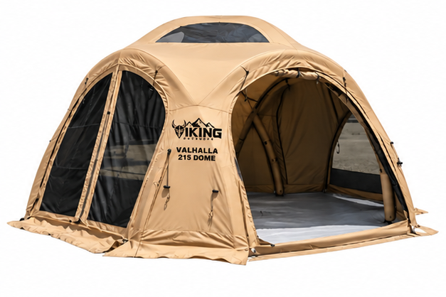 Valhalla 215 Dome — Sand Gold branded color preview