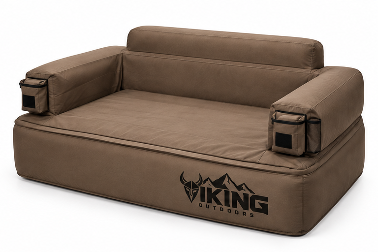 Viking Convertible Inflatable Sofa Bed — Brown