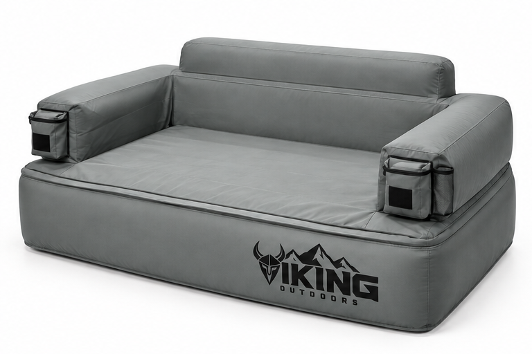 Viking Convertible Inflatable Sofa Bed — Grey